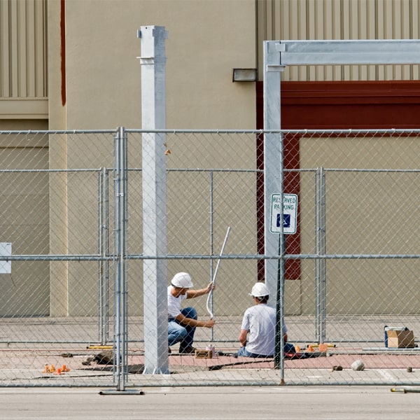 how long can i lease the temporary fence for my construction site or event in Randolph